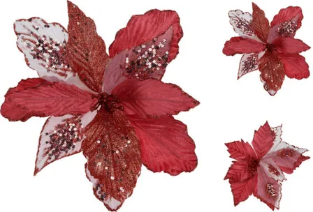 Купить Декорация "цветок на клипсе", разм. 28x5x28 см, в асс., Koopman в интернет-магазине Akvilon.kz