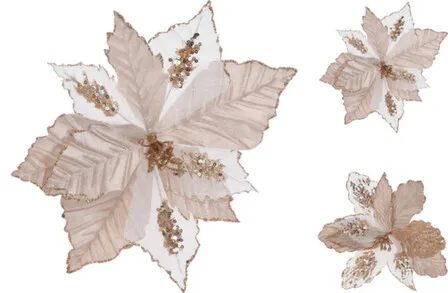 Купить Декорация "цветок на клипсе", разм. 28x5x28 см, в асс., Koopman в интернет-магазине Akvilon.kz