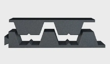 Купить Уплотнитель на профнастил Н60 нижний в интернет-магазине Akvilon.kz Купить Уплотнитель на профнастил Н60 нижний в интернет-магазине Akvilon.kz