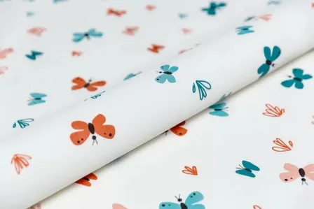 Купить Обои виниловые на флизелиновой основе Уик-энд, мотив, бабочки, оранжево-синий, 1,06x10,05 м, Kerama Marazzi в интернет-магазине Akvilon.kz