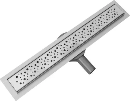 Купить Трап линейный с сухим затвором 400x70мм с выпуском d40/50мм, Aquant в интернет-магазине Akvilon.kz