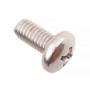 Купить Винт нержавеющий с полукруглой головкой DIN 7985 М4x8 мм, 15 шт, Стройбат в интернет-магазине Akvilon.kz