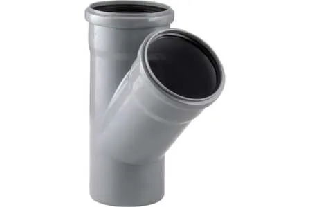 Купить Тройник косой для внутр канализации d 110/110 мм, РТП в интернет-магазине Akvilon.kz