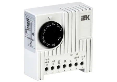 Купить Термостат распределительного шкафа УККт от -20 до +60град.C NO/NC IEK в интернет-магазине Akvilon.kz