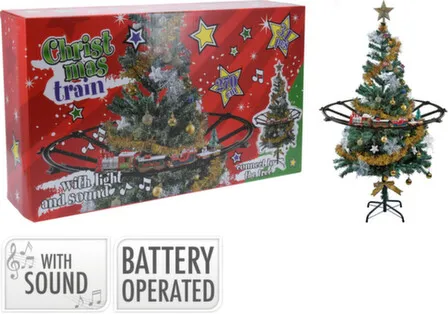 Купить Декорация для рождественской ели - поезд 31 предмет, озвученная, Koopman в интернет-магазине Akvilon.kz