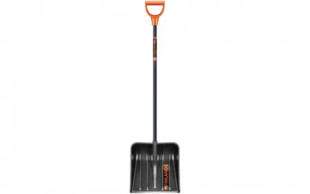 Купить Лопата снеговая, стальной изогнутый черенок с пластиковой ручкой, Finland в интернет-магазине Akvilon.kz