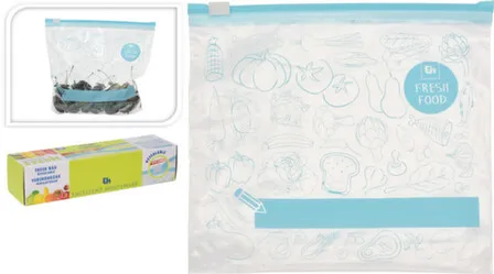 Купить Пакеты для упаковки и хранения пищевой продукции 1л, набор 15штук, Koopman в интернет-магазине Akvilon.kz