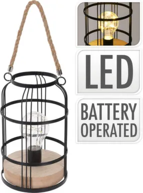 Купить Светильник декоративный, электрический, LED "лампа", разм. 13x13x20 см, Koopman в интернет-магазине Akvilon.kz