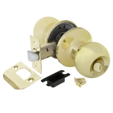 Купить Ручка-защелка межкомнатная 6082 фиксатор Ajax Золото в интернет-магазине Akvilon.kz