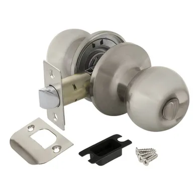 Купить Ручка-защелка межкомнатная 6082 фиксатор Ajax Матовый никель в интернет-магазине Akvilon.kz