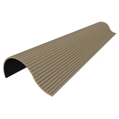 Купить Панель стеновая акустическая МДФ гибкая Орех, черный войлок, шпон 2700x510x13 мм, Vilonty в интернет-магазине Akvilon.kz