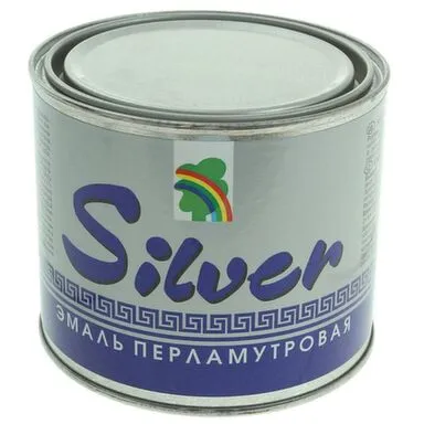 Купить Эмаль Радуга Silver перламутр 0,1 кг в интернет-магазине Akvilon.kz