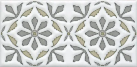 Купить Вставка Клемансо орнамент 7,4x15 см, Кerama Мarazzi в интернет-магазине Akvilon.kz