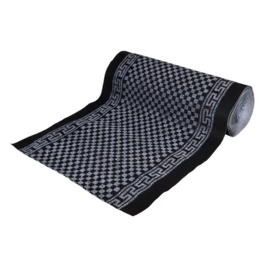 Купить Коврик влаговпитывающий "Siesta" без подложки, черно-серы 1x15 м, "VORTEX" в интернет-магазине Akvilon.kz