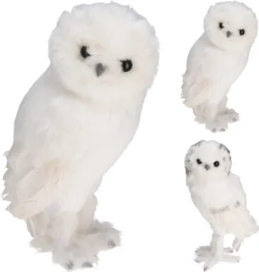 Купить Статуэтка Сова, белая, 23x22x49 см, в ассортименте, Koopman в интернет-магазине Akvilon.kz