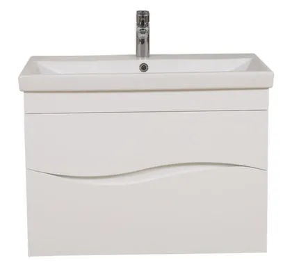 Купить Тумба подвесная АЛЬФА с умывальником 80 см, Аква Родос в интернет-магазине Akvilon.kz