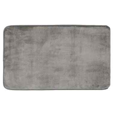 Коврик для ванной 50x80см серый, Memory foam в интернет-магазине Akvilon.kz
