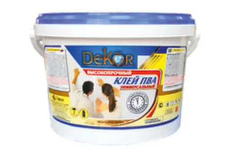 Купить Клей ПВА Dekor универсальный 0,9 кг в интернет-магазине Akvilon.kz