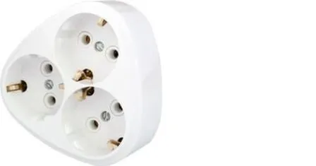 Купить Разветвитель 3 гнезда с заземлением UNIVersal в интернет-магазине Akvilon.kz