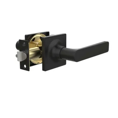 Купить Ручка защелка DK710/BL BL-PS, без фиксатора, черный, Punto в интернет-магазине Akvilon.kz