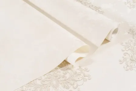 Купить Обои виниловые на флизелиновой основе Амалия, база, бежевый светлый, 1,06x10 м, Domingo в интернет-магазине Akvilon.kz