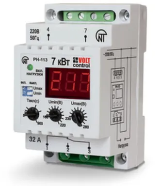 Купить Реле напряжения MRV 32А однофазное с дисплеем EKF в интернет-магазине Akvilon.kz