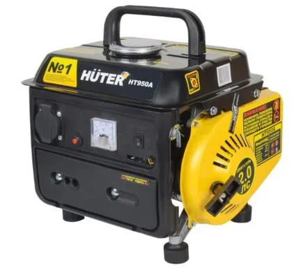 Купить Генератор бензиновый 650 Вт, HT950A, Huter в интернет-магазине Akvilon.kz
