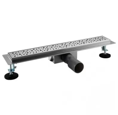 Купить Трап линейный с выпуском D40 мм, сатин, 600x70 мм, Gappo в интернет-магазине Akvilon.kz