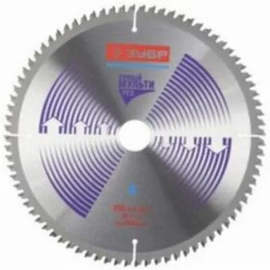 Купить Диск пильный Ø300x30 мм 80Т для точных и чистых пропилов алюминия ламината пластика ДСП, Зубр в интернет-магазине Akvilon.kz