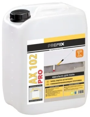 Купить Грунтовка профессиональная глубокопроникающая AX 102 Pro, 5 кг, Premix в интернет-магазине Akvilon.kz Купить Грунтовка профессиональная глубокопроникающая AX 102 Pro, 5 кг, Premix в интернет-магазине Akvilon.kz