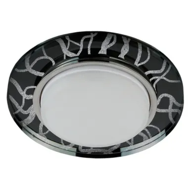 Купить Светильник GX53 встраиваемый черный/белый Эра в интернет-магазине Akvilon.kz