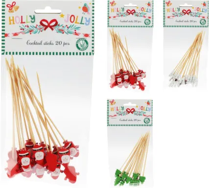 Купить Шпажки для коктейля (канапе), длина 12 см, набор 20 шт, в ассортименте, Koopman в интернет-магазине Akvilon.kz