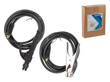 Купить Комплект сварочный для MMA, до 200 А, 3 + 3 м, Solaris в интернет-магазине Akvilon.kz