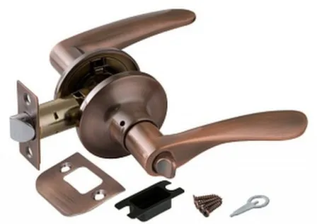 Купить Ручка-защелка межкомнатная медь фиксатор, Punto в интернет-магазине Akvilon.kz