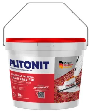 Купить Затирка для кафеля эпоксидная Colorit Easy Fill, черный, 2 кг, Plitonit в интернет-магазине Akvilon.kz
