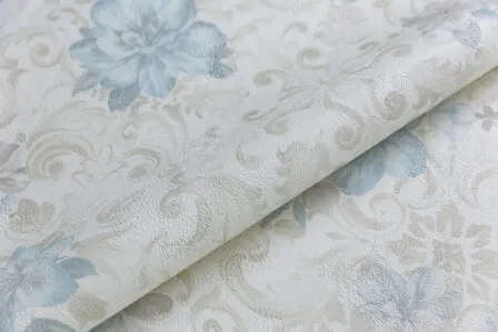 Купить Обои Азулежу мотив бежевый светлый винил/флизелин (тиснёные) 1,06x10 в интернет-магазине Akvilon.kz