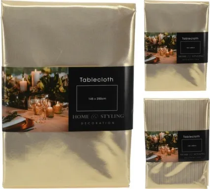 Купить Скатерть, золото, 250x145 см, в ассортименте, Koopman в интернет-магазине Akvilon.kz