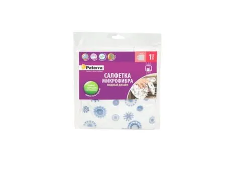 Купить Салфетка микрофибра Модный дизайн, Paterra в интернет-магазине Akvilon.kz