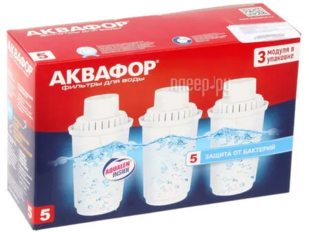 Купить Модуль сменный фильтрующий Аквафор В5 3 штуки в интернет-магазине Akvilon.kz