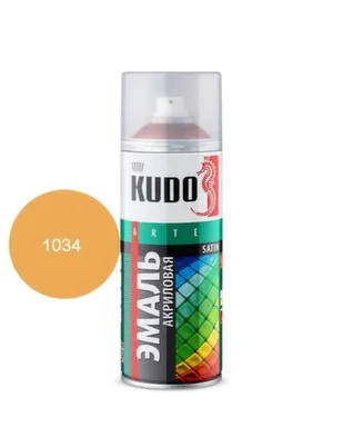 Купить Эмаль Satin универсальная акриловая абрикосовая, Kudo в интернет-магазине Akvilon.kz