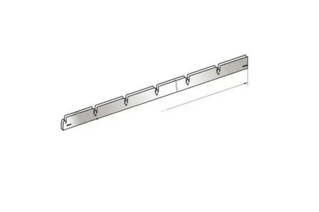 Купить Профиль Грильято 40x100x100x1200мм направляющий металлик мат., Албес в интернет-магазине Akvilon.kz