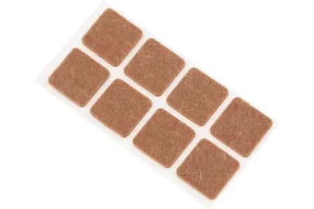 Купить Пункт фетровый самоклеящийся 20x20 мм, темный, 8 шт, Стройбат в интернет-магазине Akvilon.kz