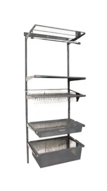 Купить Гардеробная система G60(SET) Basic графит 2050x650x450 мм в интернет-магазине Akvilon.kz