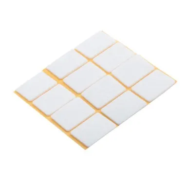 Купить Пункт фетровый самоклеящийся 20x30 мм, белый, 12 шт, Стройбат в интернет-магазине Akvilon.kz