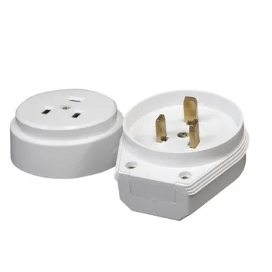 Купить Разъем соединительный для электроплиты белый, вилка и розетка, EKF в интернет-магазине Akvilon.kz