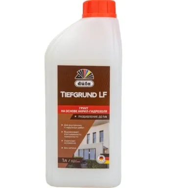 Купить Грунт глубокого проникновения Tiefgrund RD314 LF, 1 л, Dufa в интернет-магазине Akvilon.kz