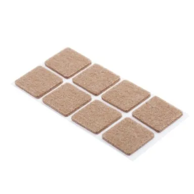 Купить Пункт фетровый самоклеящийся 25x25 мм, темный, 8 шт, Стройбат в интернет-магазине Akvilon.kz