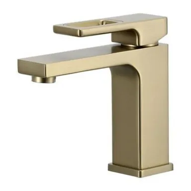 Купить Смеситель для умывальника G1017-3, сатин золотой, Gappo в интернет-магазине Akvilon.kz