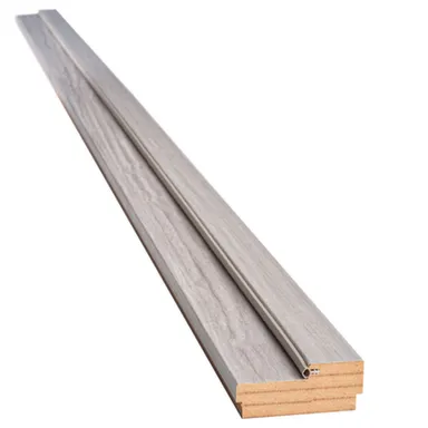 Купить Короб ДЕРЕВО жемчуг серебряный -ПВХ Smart (2050x80x32 мм) в интернет-магазине Akvilon.kz