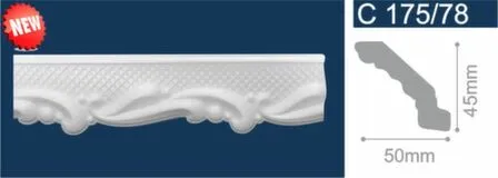 Купить Плинтус потолочный 50x45x2000мм, Solid в интернет-магазине Akvilon.kz